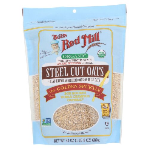 Bob’s Red Mill Organic Steel Cut Oats – 24 oz