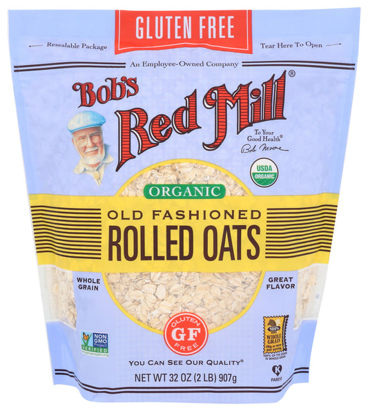 Bob’s Red Mill Organic Old Fashioned Rolled Oats – 32 oz
