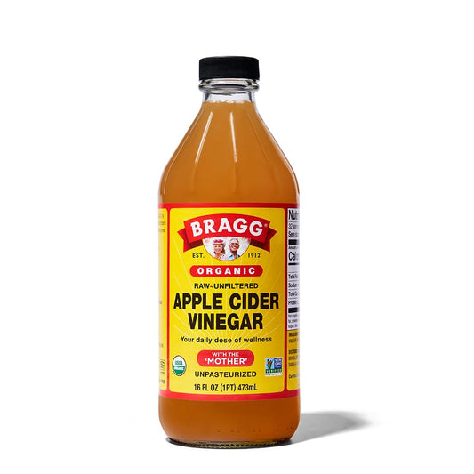 Bragg Organic Apple Cider Vinegar (with the Mother) – 16 oz