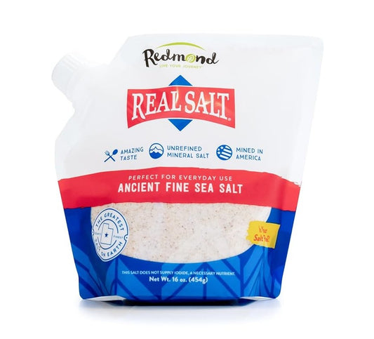 Redmond Real Salt Fine Sea Salt – 16 oz