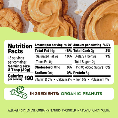 Once Again Natural Creamy Peanut Butter – 16 oz