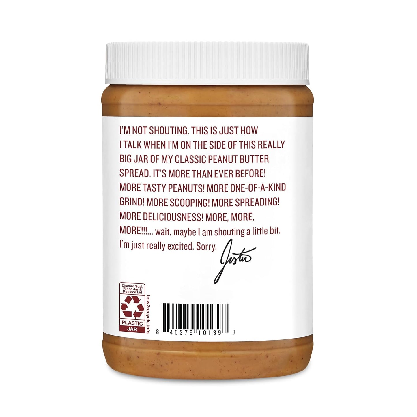 Justin’s Classic Almond Butter – 16 oz