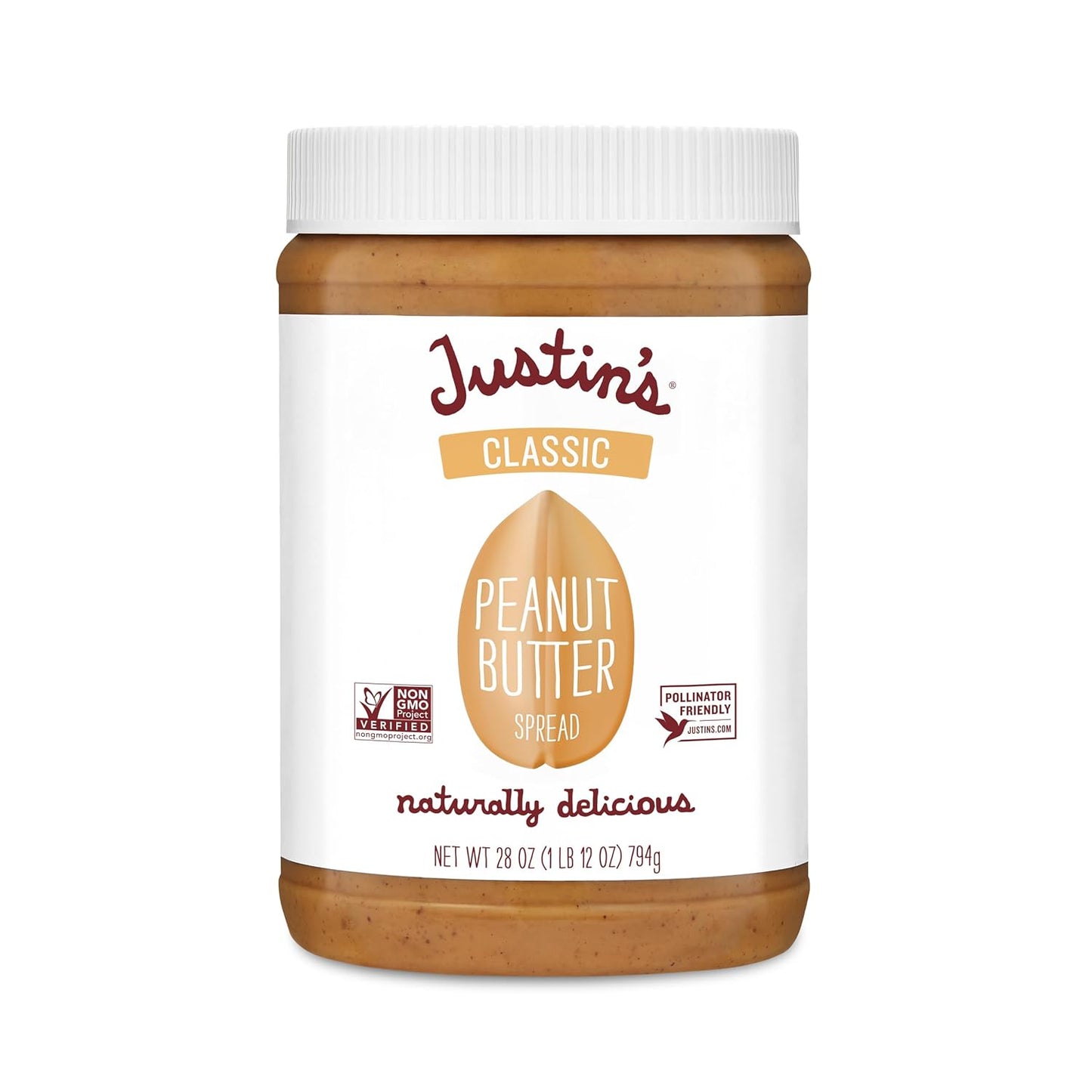 Justin’s Classic Almond Butter – 16 oz