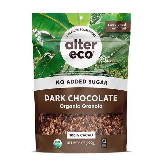 Alter Eco Organic Dark Chocolate Granola – 8 oz